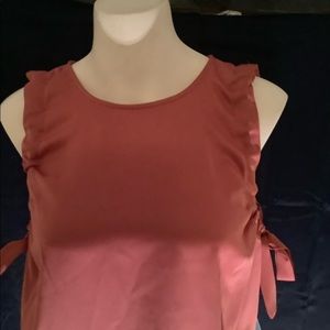 Cute Pink Satin Tank
